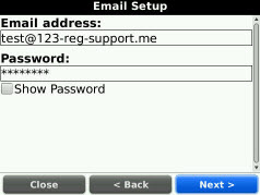 BlackBerry - Account Details