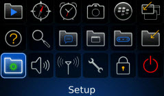 BlackBerry Menu